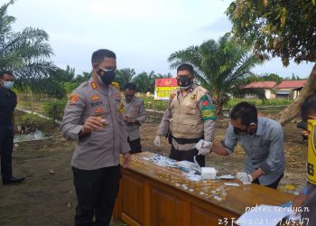 Sejumlah Perwira dan Brigadir Polres Seruyan Diperiksa Urine