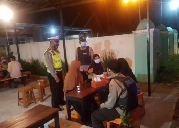 Tim On Call Regu B Polres Seruyan Gelar Operasi Yustisi Prokes Covid-19