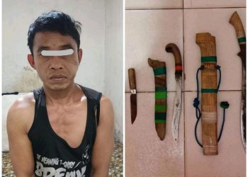 Sok Jagoan Petenteng Bawa Sajam, Akhirnya Ditangkap Polisi