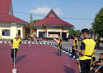 Jaga Kebugaran, Personel Polres Seruyan Laksanakan TKJ Berkala