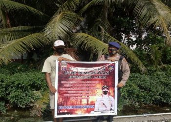 Satpolairud Polres Seruyan Tingkatkan Patroli dan Sosialisasi Karhutla