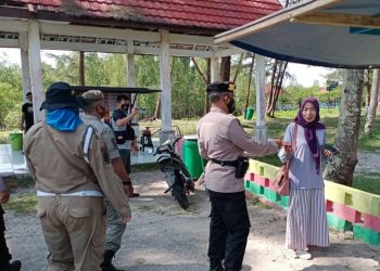 Polres Seruyan Gelar Operasi Yustisi di Pantai Wisata Sungai Bakau