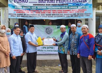 DPW BKPRMI Kalteng Ikut Peduli Banjir Kalsel
