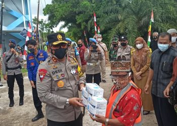 Kapolda Kalteng Launching Posko Covid-19