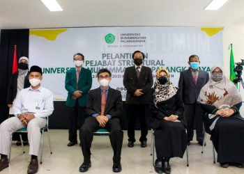 Rektor UMPR Lantik Sejumlah Pejabat Baru
