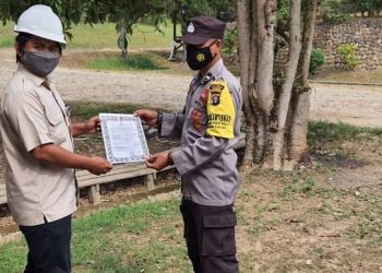 Polsek Seruyan Hulu Sosialisasi Maklumat Kapolda Cegah Karhutla