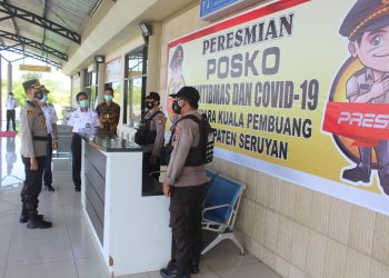 Kapolres Seruyan Sambangi Bandara Kuala Pembuang