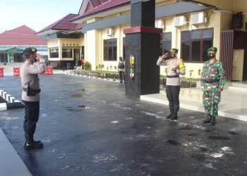 Perkuat Sinegritas Polres Seruyan dan TNI Jalin Komunikasi