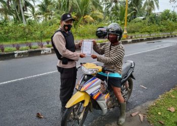 Antisipasi Karhutla, Bhabinkamtibmas Sosialisasi Maklumat Kapolda Kalteng
