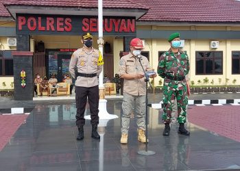 Perkuat Sinergitas, Polres Seruyan Gelar Apel Siaga Karhutla Tahun 2021