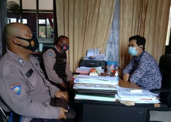 Sat Binmas Polres Seruyan Koordinasi dengan Dinas Kesatuan Bangsa dan Politik