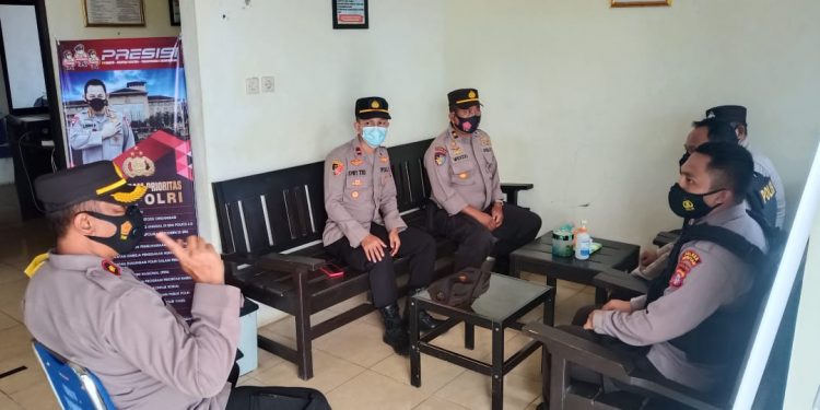 Kunjungi Pospol Bangkal, Wakapolres Seruyan Sampaikan Hal Ini