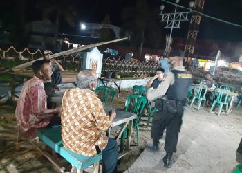 Sat Sabhara Polres Seruyan Imbau Kamtibmas dan Prokes Covid-19