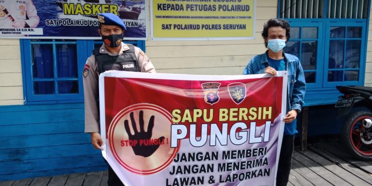 Satpolairud Melaksanakan Sosialisasi Tentang Saber Pungli