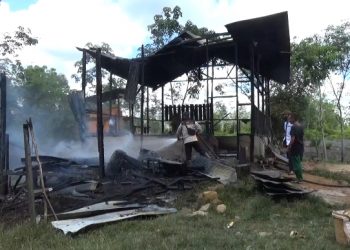 Si Jago Merah Hanguskan Pabrik Tahu di Puruk Cahu
