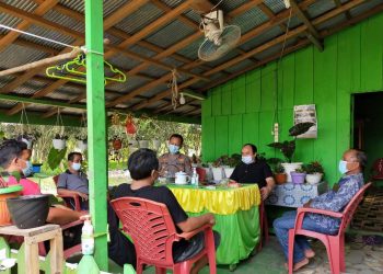 Menjelang Pilkades Serentak 2021, Polsek Danau Sembuluh Sambangi Tokoh Desa