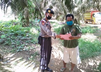 Polsek Seruyan Hulu Sosialisasi Cegah Karhutla