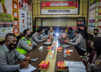 Sosialisasi Penerapan Budaya Pelayanan Prima Zona Integritas Polres Seruyan