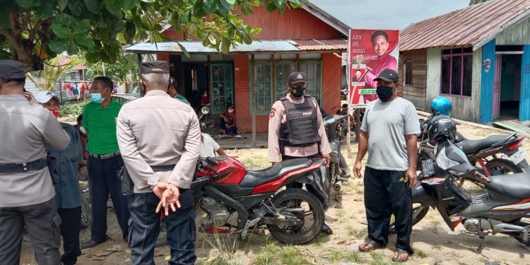 Sat Binmas Polres Seruyan Sapa Warga di Kantor Desa Sungai Undang