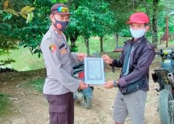 Polsek Seruyan Hulu Sosialisasi Cegah Karhutla
