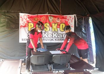 Kapolres Seruyan Laksanakan Gowes Sembari Patroli Cegah Karhutla