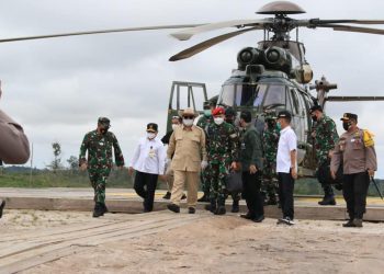 Prabowo Tinjau Lokasi Perkebunan Food Estate Singkong di Gunung Mas