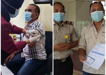 Puluhan Wartawan di Palangka Raya Divaksin Covid-19 Sinovac