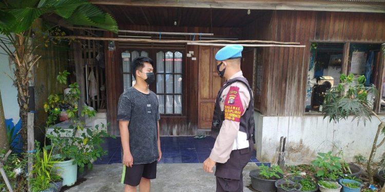 Polsek Seruyan Hilir Laksanakan Sambang dan Sosialisasi Saber Pungli