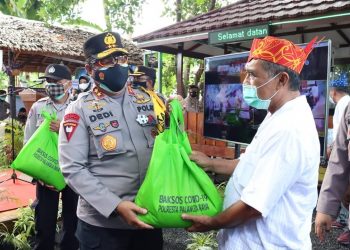 Kapolda Kalteng Hadiri Launching Posko PPKM di Kota Palangka Raya