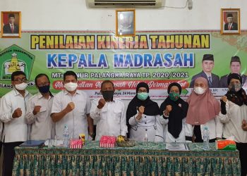 MTs Annur Terima Tim Penilaian Kinerja Kepala Madrasah Tahun 2021