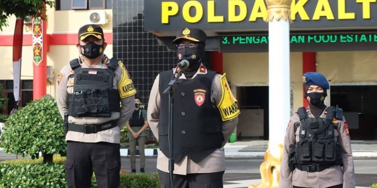 Tingkatkan Kesiapsiagaan, Polda Kalteng Gelar Apel Siaga