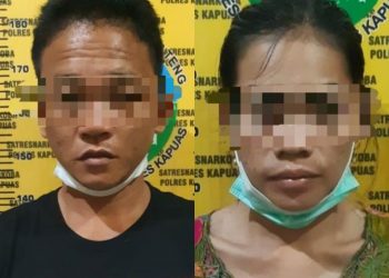 Satres Narkoba Polres Kapuas Bekuk Dua Budak Sabu di Mantangai