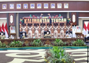 Gubernur H. Sugianto Sabran Pimpin Rakor Pencegahan Korupsi Pemda se-Kalteng