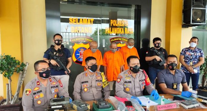 Tiga Tersangka Pencuri Alat Exavator di Palangka Raya Diringkus