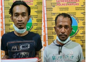 Dua Warga Tamban Catur Ditangkap Polisi Karena Miliki Sabu 3,20 Gram