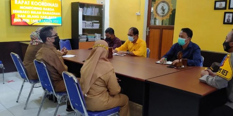 Polres Seruyan Laksanakan Rakor Jaga Stabilitas Harga Sembako