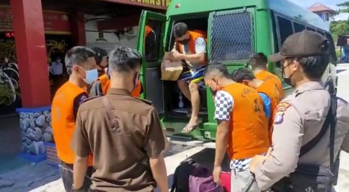 15 Narapidana Rutan Polres Seruyan Dipindahkan ke Lapas Kelas IIB Sampit
