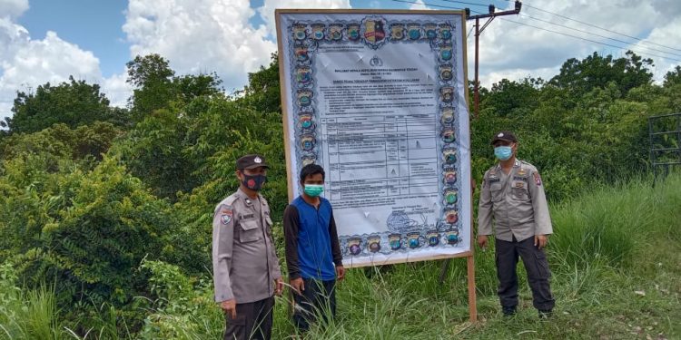 Pasang Maklumat Larangan Karhutla, Upayakan Ramadhan dan Lebaran No Asap