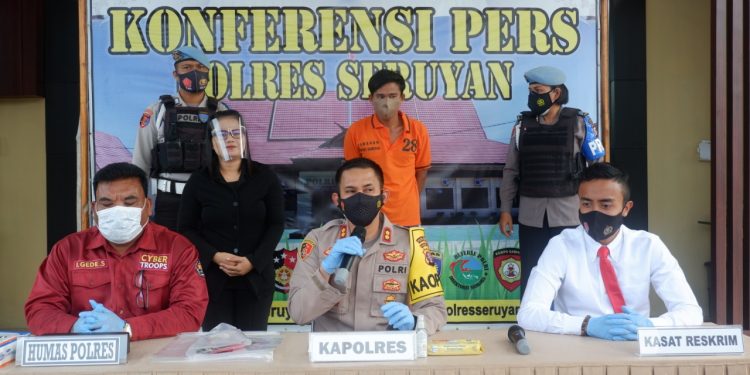 Polres Seruyan Berhasil Ungkap Pelaku Peredaran Uang Palsu