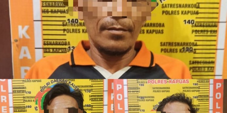 Miliki Sabu 3,79 Gram, Tiga Warga Kalsel Diamankan Satresnarkoba Polres Kapuas