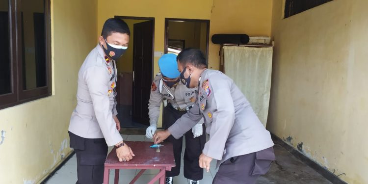 Perangi Narkoba, Personil Polsek Seruyan Hilir Dites Urine