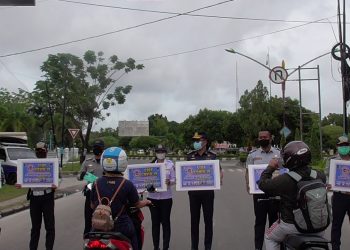 Dishub Kota Terus Lakukan Sosialisasi Prokes Covid-19