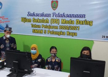 Pelaksanaan USBK Hari Keempat di SMAN 5 Berjalan Lancar