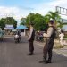 Cegah Covid-19, Unit Sabhara Polres Seruyan Patroli di Pasar Ramadhan