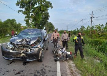 Laka Maut Yamaha Vixion Vs Honda Mobilio, 2 Nyawa Melayang