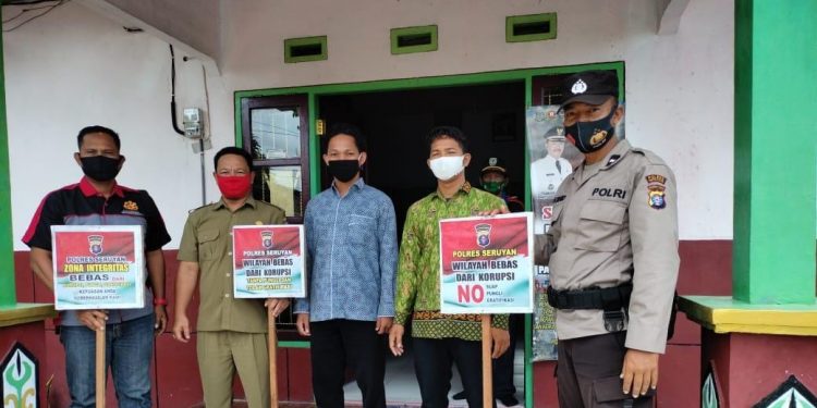 Menuju WBK-WBBM, Polsek Hanau Dukung Zona Integritas Polres Seruyan