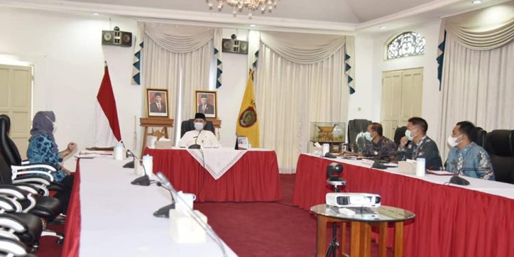 Sekdaprov Kalteng Ikuti Rakor Aplikasi Belanja Langsung (Bela) Pengadaan Online