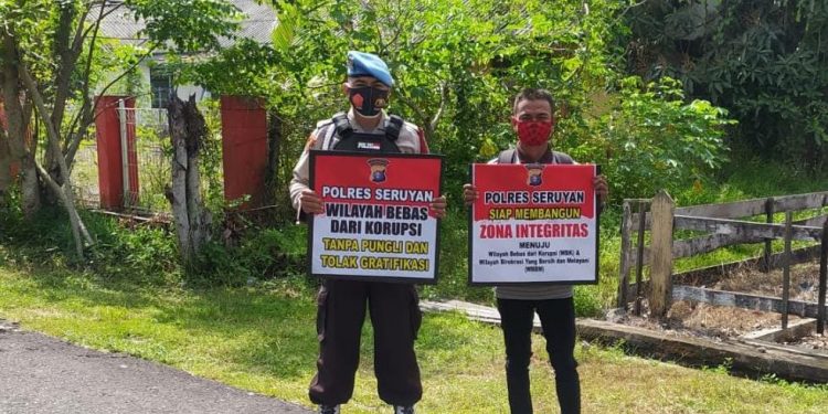 Polsek Seruyan Hilir Terus Road Show Sosialisasi ZI Menuju WBK dan WBBM