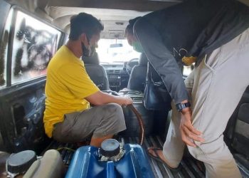 Ditreskrimsus Polda Kalteng Amankan Pelangsir Bio Solar Subsidi di SPBU Muara Teweh