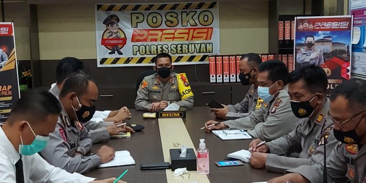 Kegiatan Jam Pimpinan Kapolres Seruyan dengan PJU Polres Seruyan